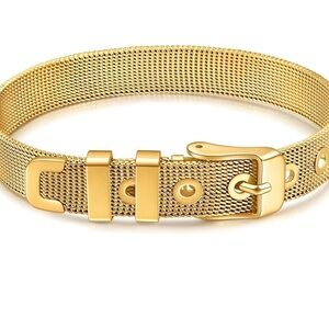 Gold Mesh Bracelet